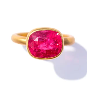 Bague Princesse Spinelle Rouge