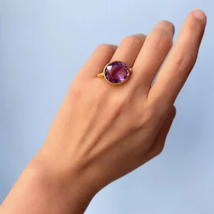 Bague Swivel Améthyste