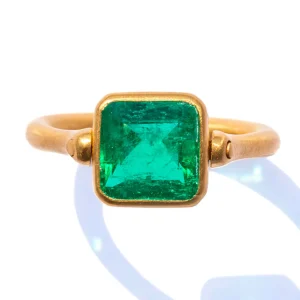 Bague Swivel Emeraude