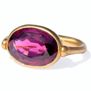 Bague Swivel Grenat