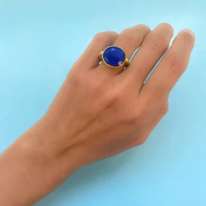 Bague Swivel Lapis-lazuli