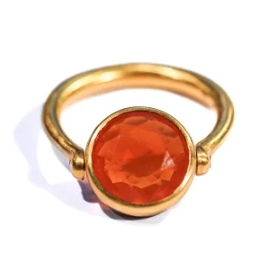 Bague Swivel Opale de feu