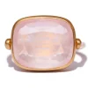 Bague Swivel Quartz Rose