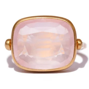 Bague Swivel Quartz Rose