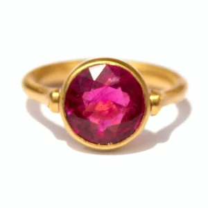 Bague Swivel Rubellite