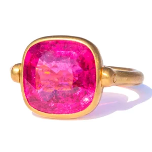 Bague Swivel Rubellite