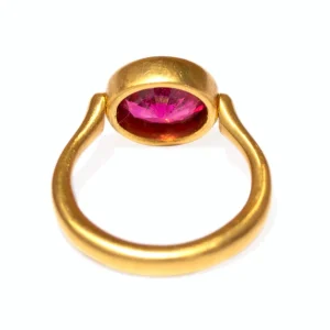 Bague Swivel Rubellite