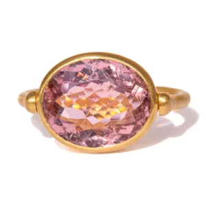 Bague Swivel Tourmaline Rose