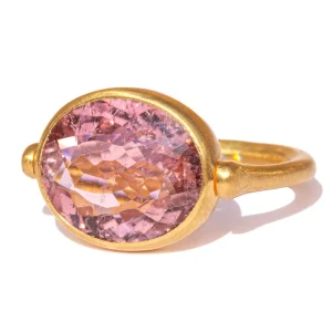 Bague Swivel Tourmaline Rose