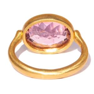 Bague Swivel Tourmaline Rose