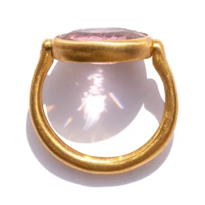 Bague Swivel Tourmaline Rose