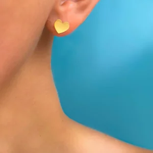 Boucle d'oreille Cœur 0,8 CM