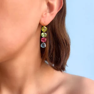 Boucles d'oreilles Arabella Tourmaline