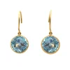 Boucles d'oreilles Bindi Aigue-Marine