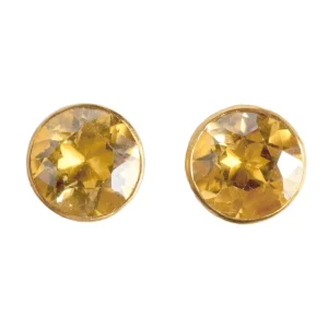 Boucles d'oreilles Bindi Citrine