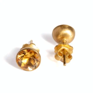 Boucles d'oreilles Bindi Citrine