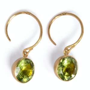 Boucles d'oreilles Bindi Péridot