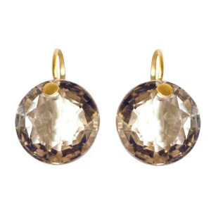Boucles d'oreilles Brilliant Quartz Fumé
