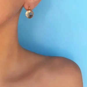 Boucles d'oreilles Brilliant Quartz Fumé