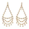 Boucles d'oreilles Dancing Emilie Pierre de Lune Irisée