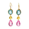 Boucles d'oreilles Elizabeth T. Multicolores