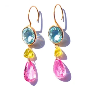 Boucles d'oreilles Elizabeth T. Multicolores