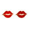 Boucles d'oreilles Flying Kiss Rouge