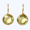 Boucles d'oreilles Lady Like Quartz Citron