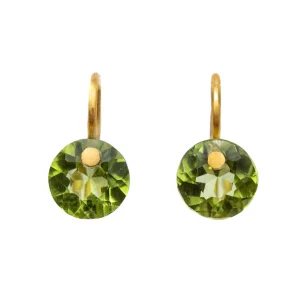 Boucles d'oreilles Mini Brilliant Péridot