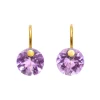 Boucles d'oreilles Mini Brilliant Améthyste