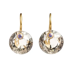 Boucles d'oreilles Mini Gem Quartz Fumé