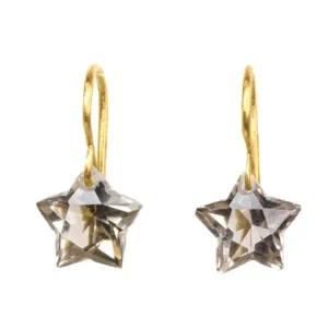 Boucles d'oreilles Mini Wonder Quartz Fumé