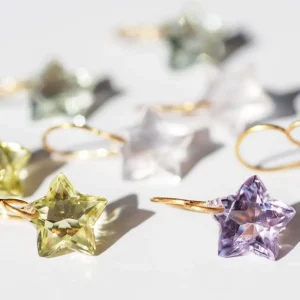 Boucles d'oreilles Mini Wonder Quartz Vert