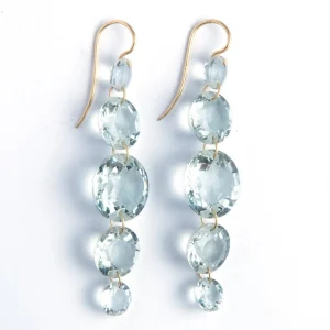 Boucles d'oreilles Psychedelic Quartz Vert