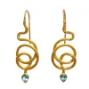 Boucles d'oreilles Serafa Snake Apatite