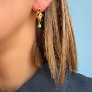 Boucles d'oreilles Serpent