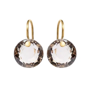 Boucles d'oreilles Small Brilliant Quartz Fumé