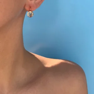 Boucles d'oreilles Small Brilliant Quartz Fumé