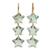 Boucles d'oreilles Wonder Trio Quartz Vert