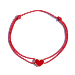 Bracelet Cœur Rouge