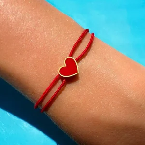 Bracelet Cœur Rouge