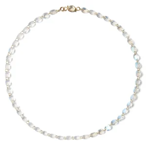Collier Lady Like Pierre de Lune Irisée