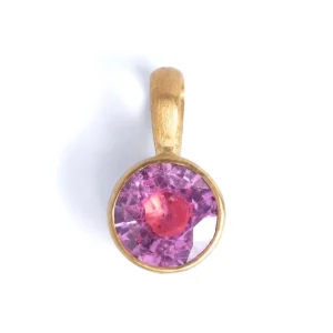 Pendentif Bindi Saphir Rose