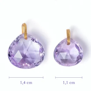 Pendentif Briolette Améthyste