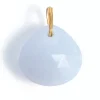 Pendentif Briolette Calcédoine