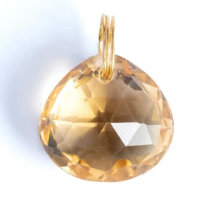 Pendentif Briolette Citrine