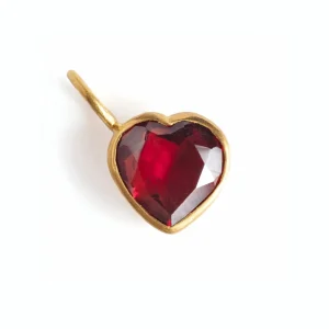 Pendentif Cœur Grenat