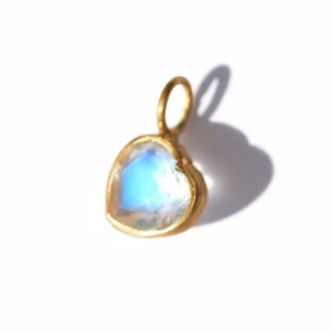 Pendentif Cœur Pierre de Lune