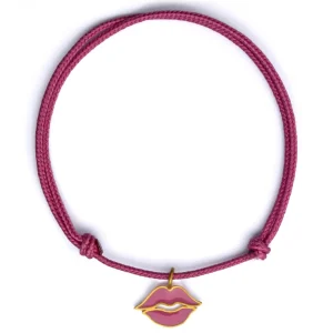 Pendentif Flying Kiss Fuchsia