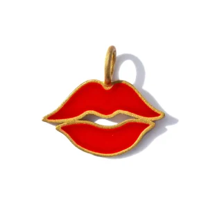 Pendentif Flying Kiss Rouge